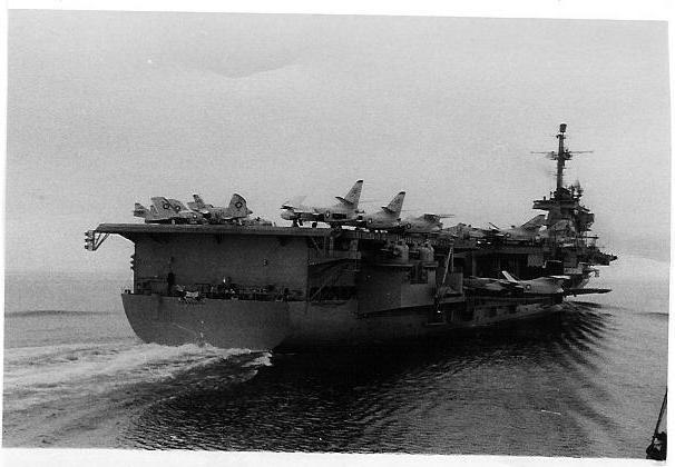 Coming along side the Forrestal